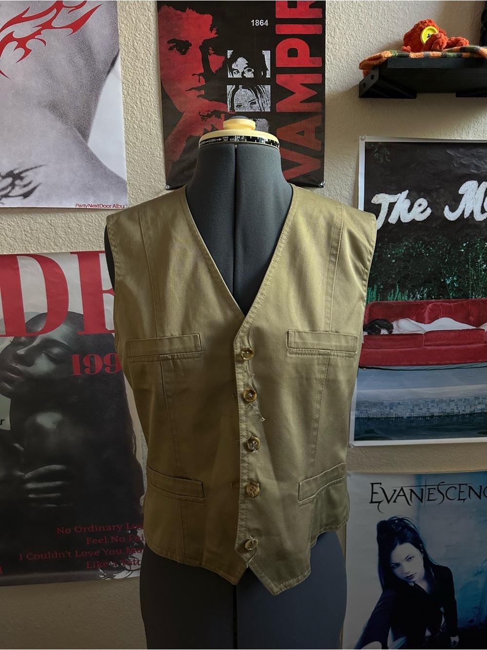 Calvin Klein khaki vest